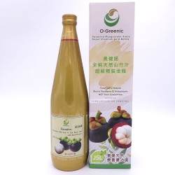 O'Greenic Xanative Premium Mangosteen Juice (700 ml Gift Pack) 奥健諾全純天然山竹汁超級精裝金瓶 (700 毫升 禮盒裝)